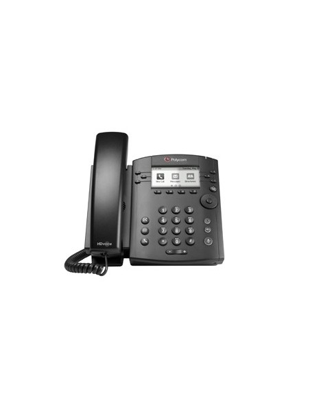 POLY 301 telefono IP Nero 6 linee LCD