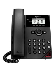 POLY 150 telefono IP Nero 2 linee LCD