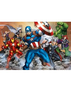 Clementoni Marvel The Avengers Puzzle di contorno 104 pz Fumetti 2