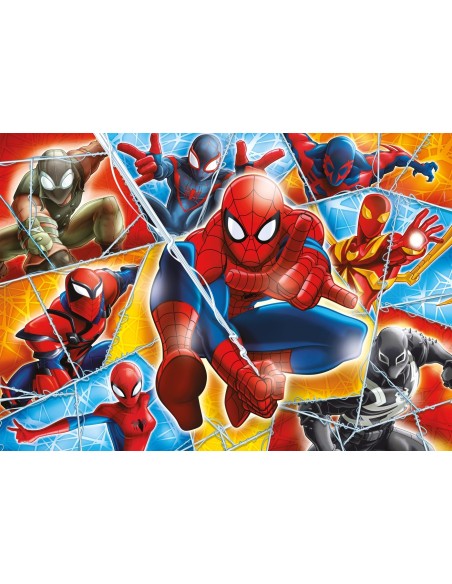 Clementoni Spider Man  Web Warriors Puzzle di contorno 24 pz Fumetti