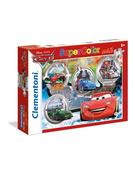 Clementoni Cars  The World Gran Prix Race Puzzle 24 pz Cartoni