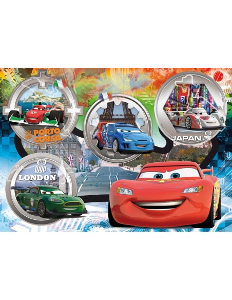 Clementoni Cars  The World Gran Prix Race Puzzle 24 pz Cartoni