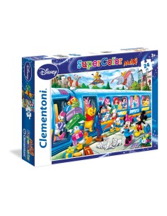 Clementoni Disney Train Puzzle 24 pz Cartoni