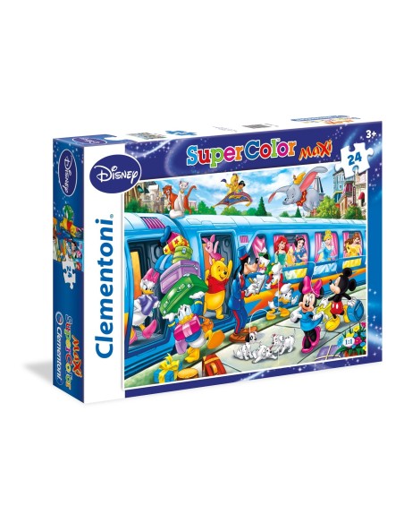 Clementoni Disney Train Puzzle 24 pz Cartoni