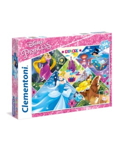 Clementoni Disney Princess Puzzle 104 pz Cartoni