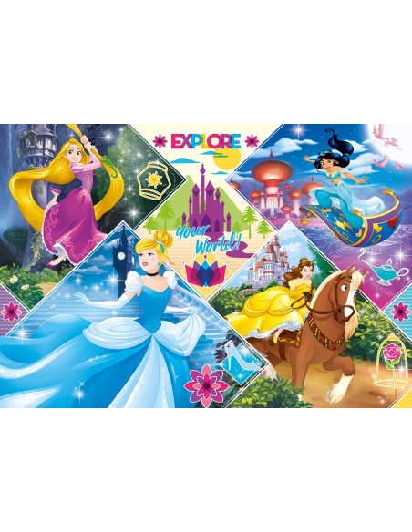 Clementoni Disney Princess Puzzle 104 pz Cartoni