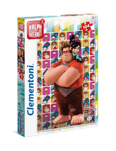 Clementoni Ralph Breaks the Internet Puzzle 104 pz Cartoni