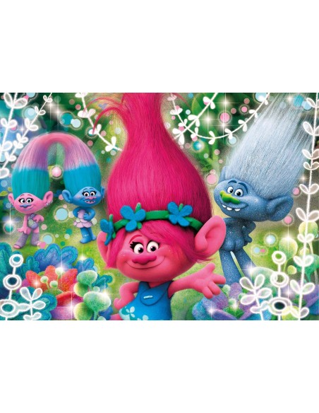 Clementoni Trolls Puzzle 104 pz Cartoni