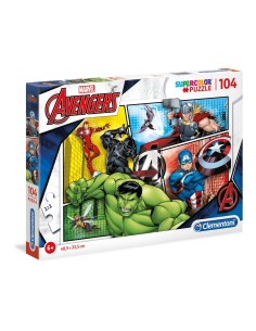 Clementoni Avengers Puzzle 104 pz Cartoni