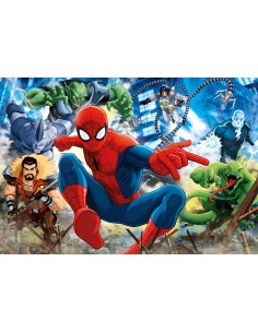 Clementoni Marvel Ultimate Spider-Man and the Sinister Six Puzzle di contorno 104 pz Fumetti 2