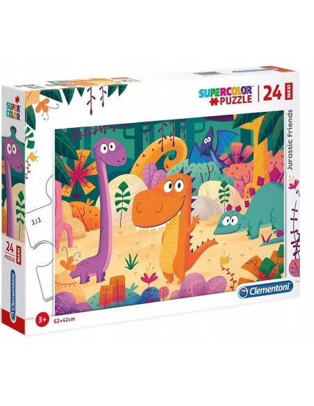 Clementoni Jurassic Friends Puzzle 24 pz Dinosauri