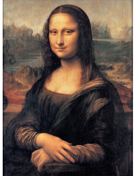 Clementoni Leonardo Gioconda Puzzle di contorno 500 pz Arte
