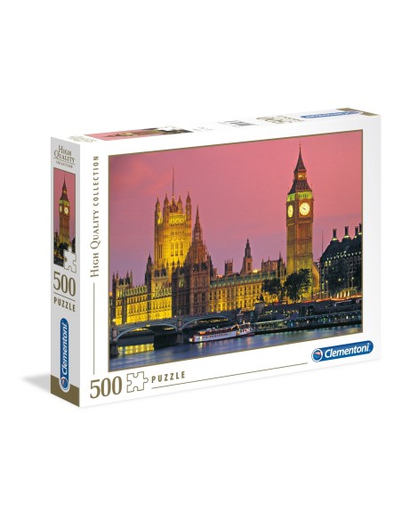 Clementoni London Puzzle di contorno 500 pz Mondo