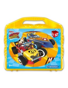 Clementoni Disney Mickey and the Roadster Racers Puzzle a blocchi 12 pz Cartoni