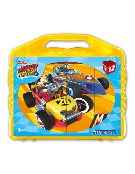 Clementoni Disney Mickey and the Roadster Racers Puzzle a blocchi 12 pz Cartoni