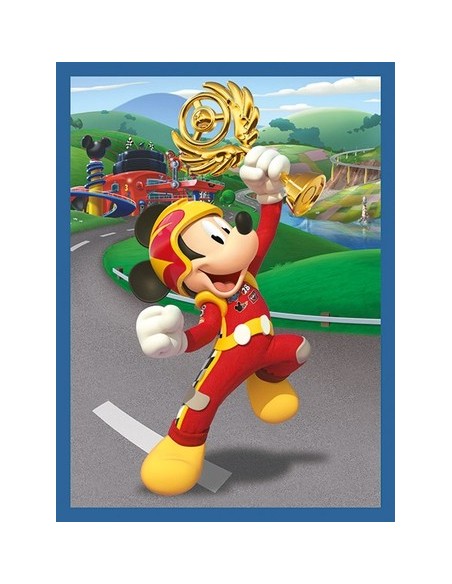 Clementoni Disney Mickey and the Roadster Racers Puzzle a blocchi 12 pz Cartoni