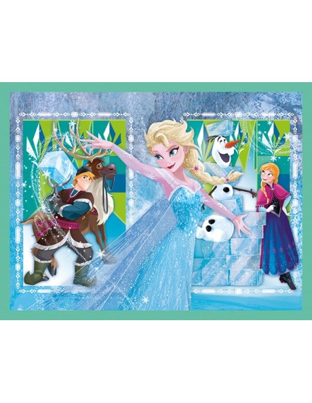 Clementoni Disney Frozen Puzzle a blocchi 12 pz Cartoni