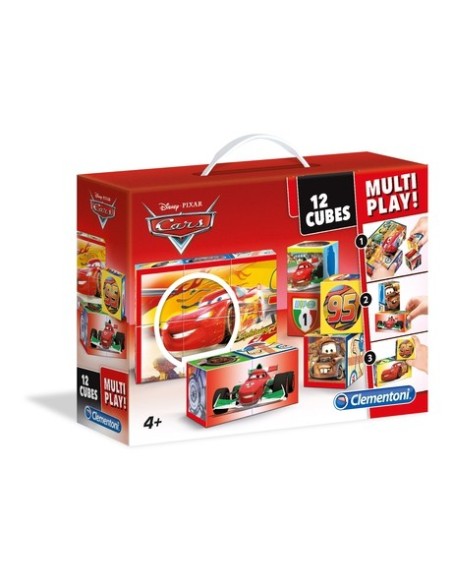 Clementoni Disney Cars Puzzle a blocchi 12 pz Cartoni