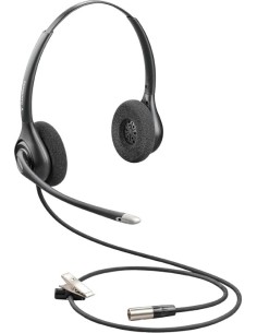 POLY HW261N-DC Auricolare Cablato A Padiglione Ufficio Nero