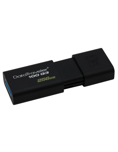 Kingston Technology DataTraveler 100 G3 unità flash USB 256 GB USB tipo A 3.2 Gen 1 (3.1 Gen 1) Nero