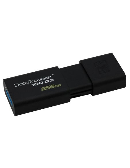 Kingston Technology DataTraveler 100 G3 unità flash USB 256 GB USB tipo A 3.2 Gen 1 (3.1 Gen 1) Nero