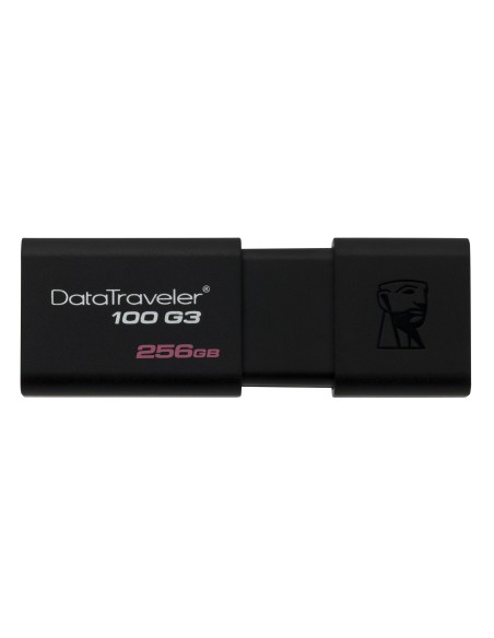 Kingston Technology DataTraveler 100 G3 unità flash USB 256 GB USB tipo A 3.2 Gen 1 (3.1 Gen 1) Nero