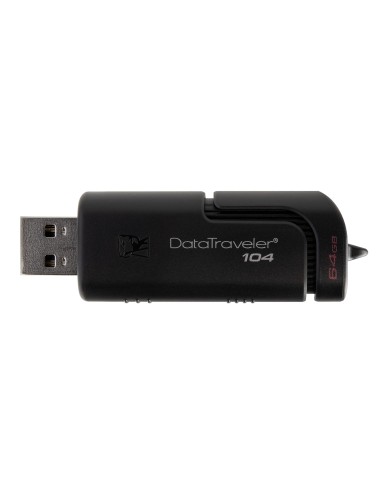 Kingston Technology DataTraveler 104 unità flash USB 64 GB USB tipo A 2.0 Nero