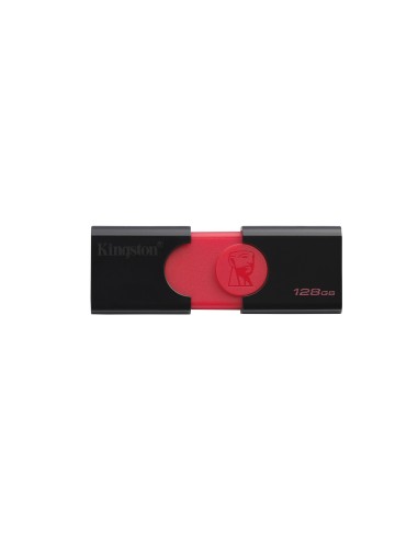 Kingston Technology DataTraveler 106 unità flash USB 128 GB USB tipo A 3.2 Gen 1 (3.1 Gen 1) Nero, Rosso
