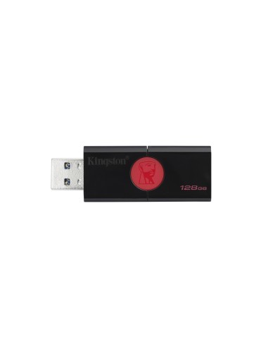 Kingston Technology DataTraveler 106 unità flash USB 128 GB USB tipo A 3.2 Gen 1 (3.1 Gen 1) Nero, Rosso