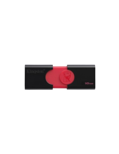 Kingston Technology DataTraveler 106 unità flash USB 16 GB USB tipo A 3.2 Gen 1 (3.1 Gen 1) Nero, Rosso
