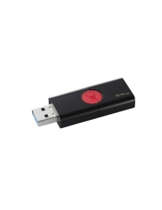 Kingston Technology DataTraveler 106 unità flash USB 64 GB USB tipo A 3.2 Gen 1 (3.1 Gen 1) Nero, Rosso