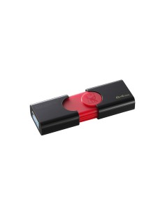 Kingston Technology DataTraveler 106 unità flash USB 64 GB USB tipo A 3.2 Gen 1 (3.1 Gen 1) Nero, Rosso 2
