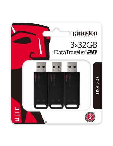 Kingston Technology DataTraveler DT20 unità flash USB 32 GB USB tipo A 2.0 Nero
