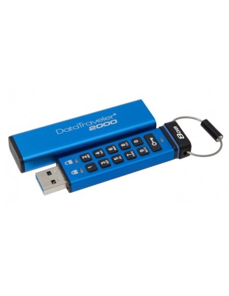 Kingston Technology DataTraveler 2000 8GB unità flash USB USB tipo A 3.2 Gen 1 (3.1 Gen 1) Blu