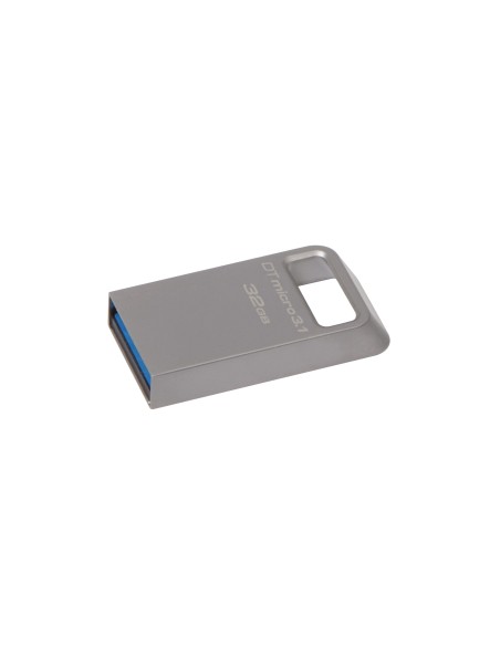Kingston Technology DataTraveler Micro 3.1 32GB unità flash USB USB tipo A 3.2 Gen 1 (3.1 Gen 1) Metallico