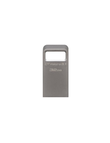 Kingston Technology DataTraveler Micro 3.1 32GB unità flash USB USB tipo A 3.2 Gen 1 (3.1 Gen 1) Metallico