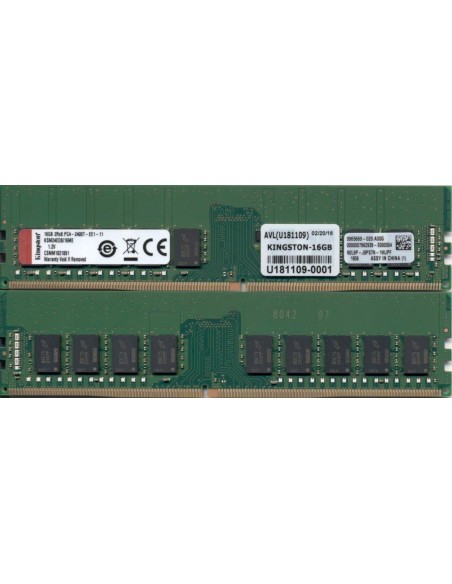 Kingston Technology KSM24ED8 16ME memoria 16 GB 1 x 16 GB DDR4 2400 MHz Data Integrity Check (verifica integrità dati)