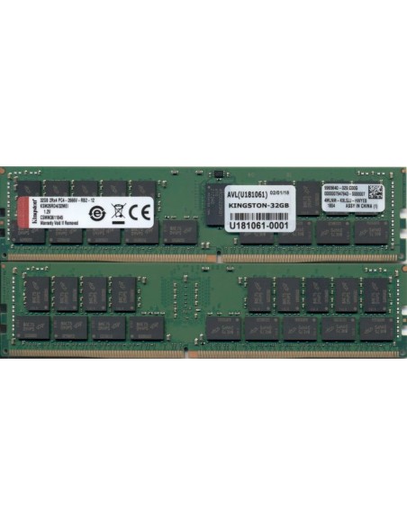 Kingston Technology KSM26RD4 32MEI memoria 32 GB 1 x 32 GB DDR4 2666 MHz Data Integrity Check (verifica integrità dati)