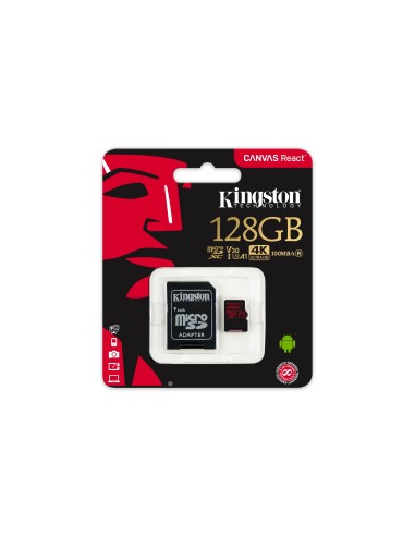 Kingston Technology Canvas React 128 GB MicroSDXC UHS-I Classe 10