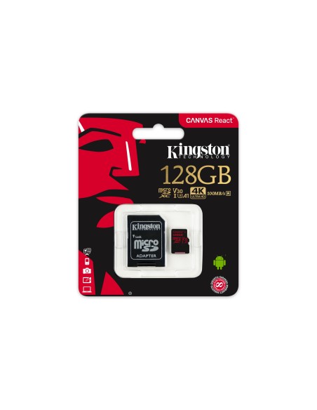 Kingston Technology Canvas React 128 GB MicroSDXC UHS-I Classe 10