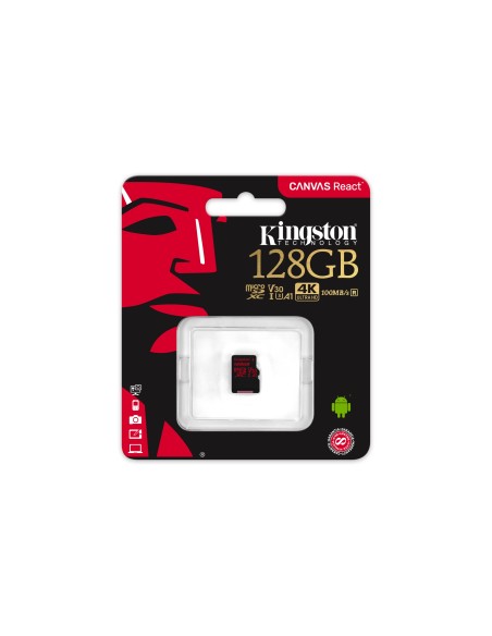Kingston Technology Canvas React 128 GB MicroSDXC UHS-I Classe 10