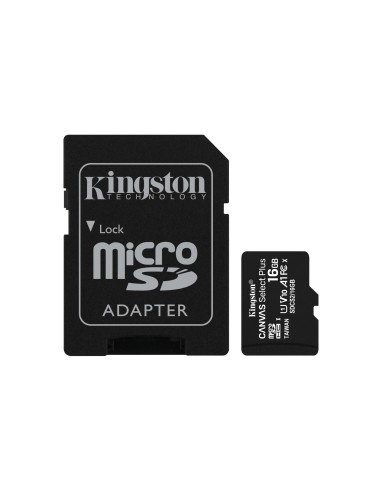 Kingston Technology Canvas Select Plus 16 GB MicroSDHC UHS-I Classe 10