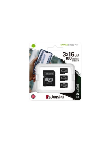 Kingston Technology Canvas Select Plus 16 GB MicroSDHC UHS-I Classe 10
