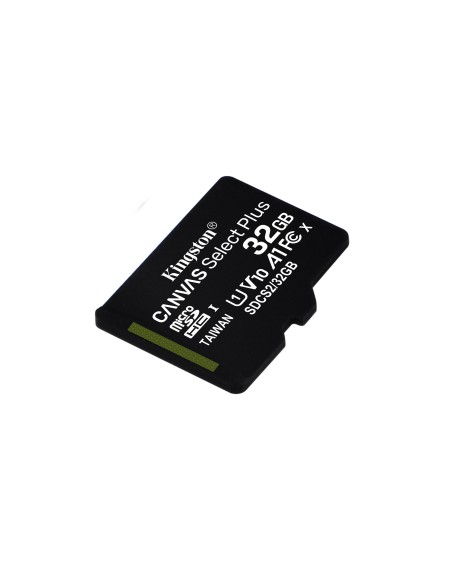 Kingston Technology Scheda micSDHC Canvas Select Plus 100R A1 C10 da 32GB confezione doppia + adattatore singolo