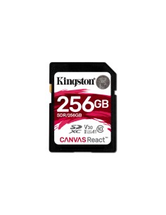Kingston Technology SD Canvas React 256 GB SDXC UHS-I Classe 10