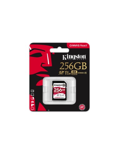 Kingston Technology SD Canvas React 256 GB SDXC UHS-I Classe 10