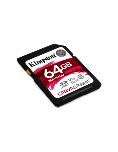 Kingston Technology SD Canvas React 64 GB SDXC UHS-I Classe 10