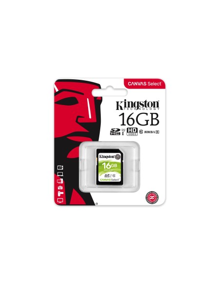 Kingston Technology Canvas Select 16 GB SDHC UHS-I Classe 10