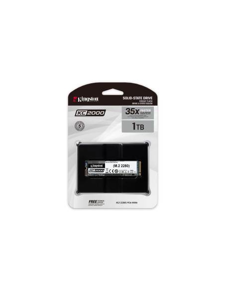 Kingston Technology KC2000 M.2 1 TB PCI Express 3.0 3D TLC NVMe