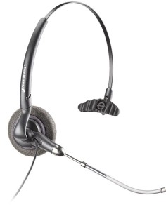POLY H141 Auricolare Cablato Ufficio Nero